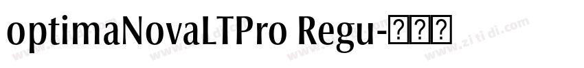 optimaNovaLTPro Regu字体转换 optimaNovaLTPro Regu字体转换
